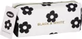 Piórnik Black&White Kwiaty - tantis.pl