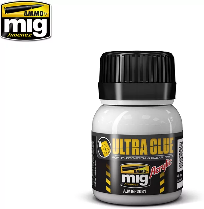 Ammo: Ultra Glue for Photo-etch & Clear Parts - Acrylic Waterbase Glue (40 ml) - tantis.pl