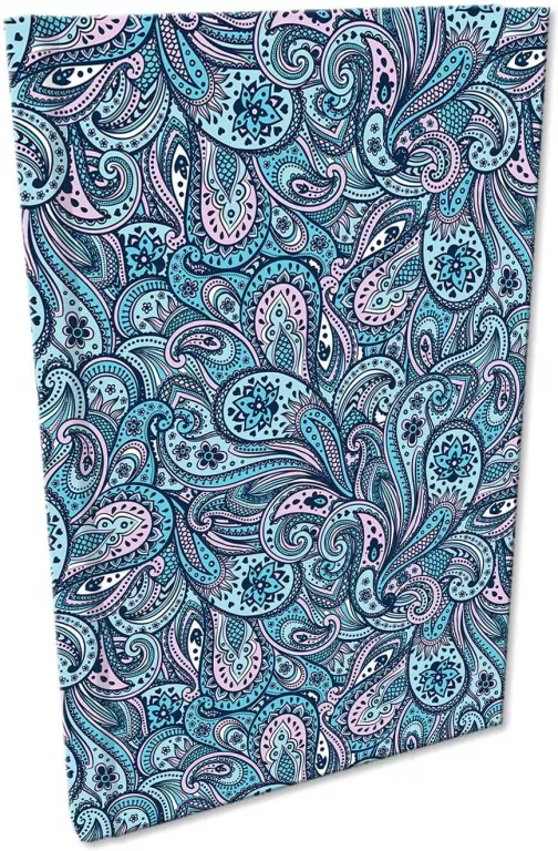 Notes A5 kratka Soft Touch Paisley Turkus - tantis.pl