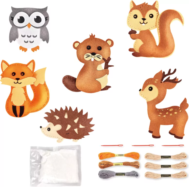 Filcowe wyszywanki zwierzęta - tantis.pl