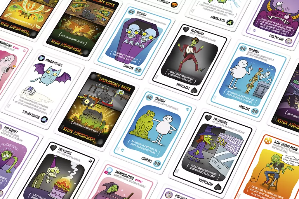 Kotki Zombie. Eksplodujące Kotki. Gra karciana - tantis.pl