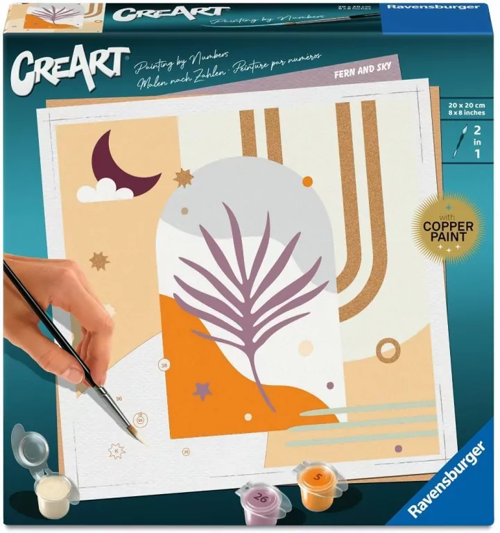 CreArt Boho Fern and sky - tantis.pl