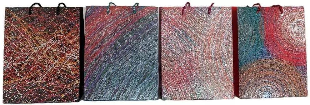 Torba prezentowa M brokat MIX - tantis.pl