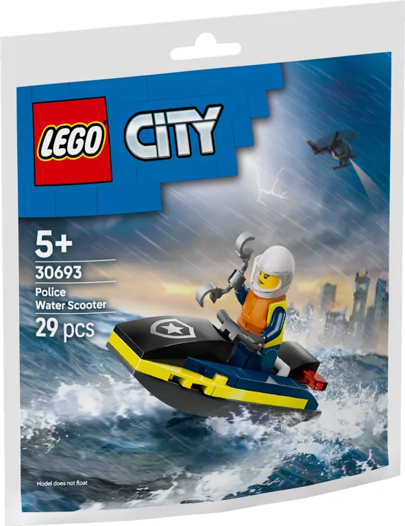 LEGO® City. Policyjny skuter wodny 30693 - tantis.pl
