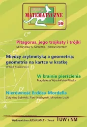 Miniatury matematyczne 59. Pitagoras, jego trójkąty i trójki