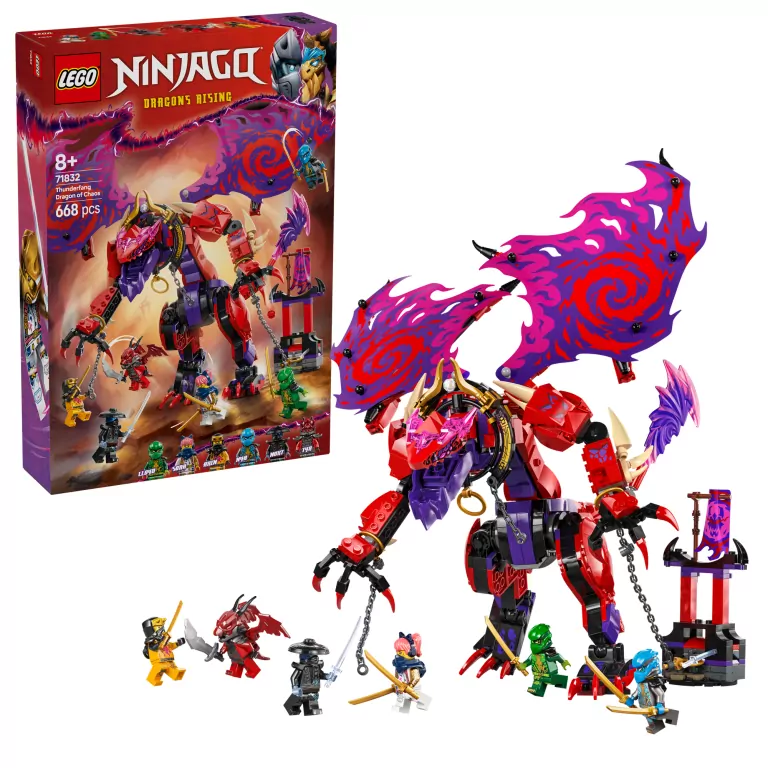 LEGO® Ninjago. Smok chaosu Kiełogrzmot. 71832 - tantis.pl
