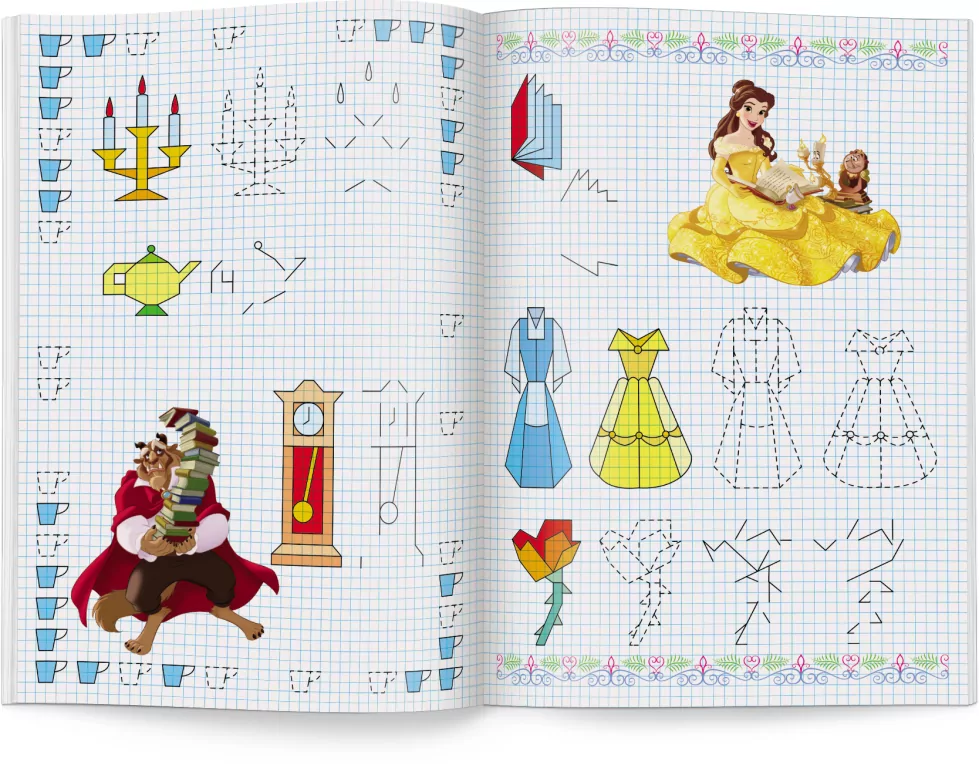 Rysujemy po kratkach. Disney Uczy - tantis.pl