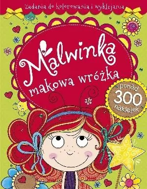 Malwinka makowa wróżka Zadania do kolorowania i wyklejania