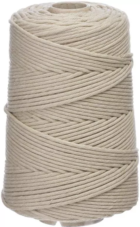 Sznurek bawełniany 3mm 100m piaskowy - tantis.pl