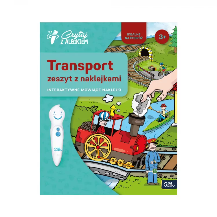 Transport. Zeszyt z naklejkami. Czytaj z Albikiem - tantis.pl