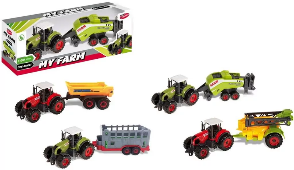 Traktor metalowy Moje Ranczo 22cm - tantis.pl