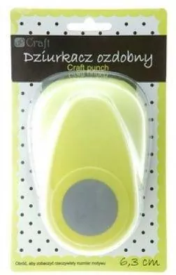 Dziurkacz ozdobny 6,3cm koło - tantis.pl