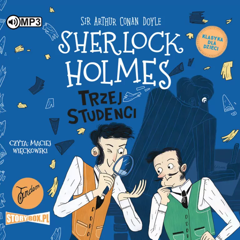 Trzej studenci. Sherlock Holmes T.10 audiobook - tantis.pl