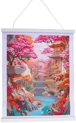 Plakat 35x45cm z mozaiką diamentową. Wiśnia