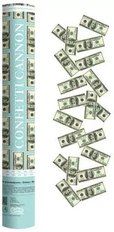Konfetti pneumatyczne. Dolary - tantis.pl