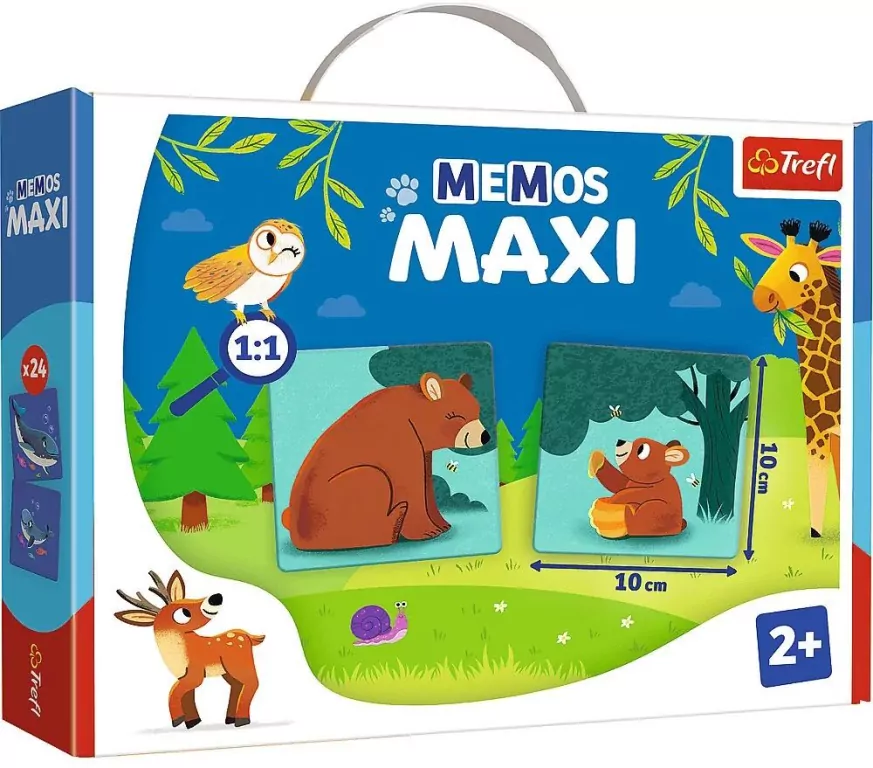 Memo Maxi Zwierzęta i dzieci TREFL - tantis.pl