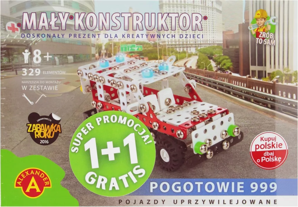 Mały Konstruktor. Pogotowie 999 - tantis.pl
