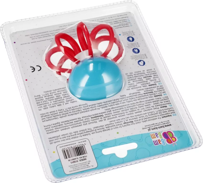 Bam Bam. Grzechotka ośmiorniczka - tantis.pl