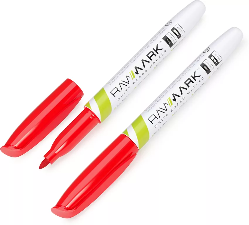 Marker suchościeralny bez magnesu, czerwony - tantis.pl