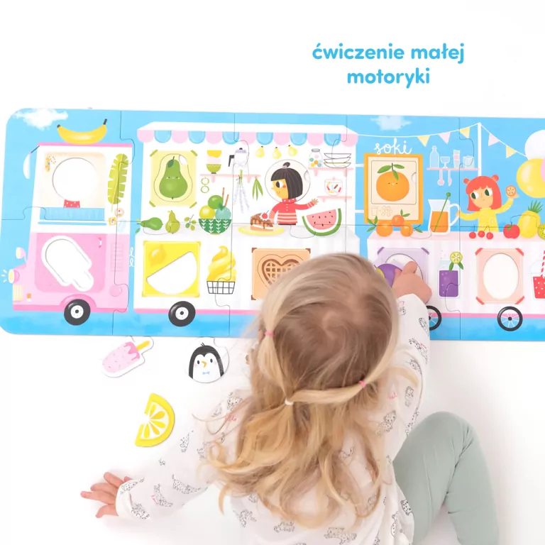 CzuCzu. Puzzle z dziurką. Lody! Lody!  2+ - tantis.pl