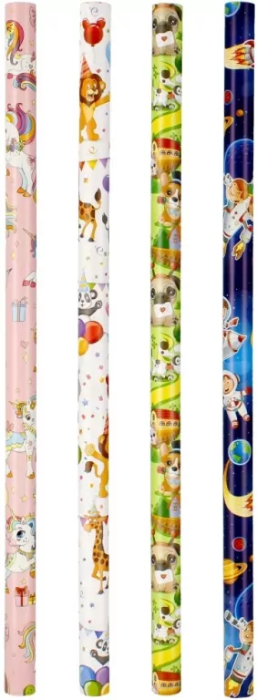 Papier ozdobny dziecięcy 70 x 200 cm, mix - tantis.pl