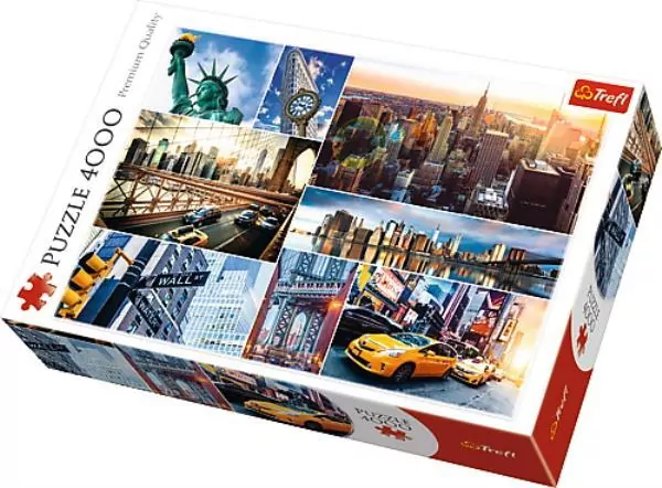 Puzzle 4000. Nowy Jork. Kolaż. 45006 - tantis.pl