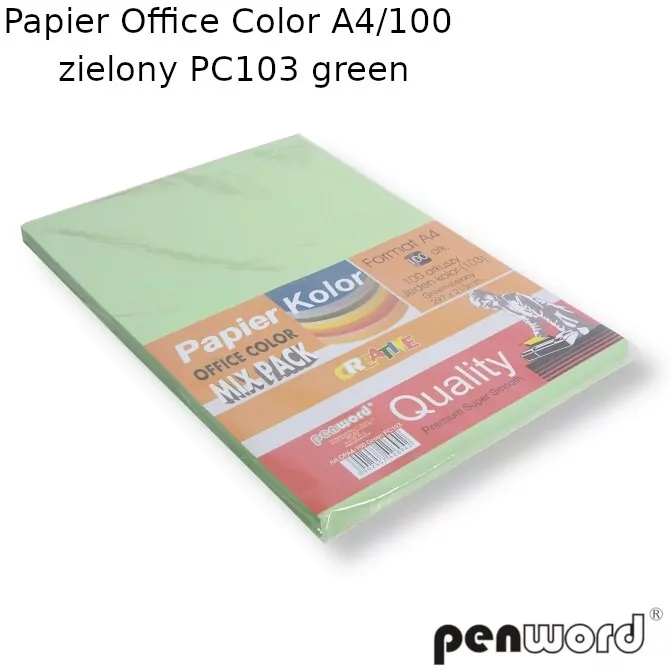 PAPIER XERO KOL A4 75G ZIE J. OP100ARK PENW - tantis.pl