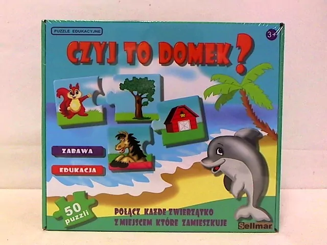 Abino. Puzzle edukacyjne. Czyj to domek? - tantis.pl