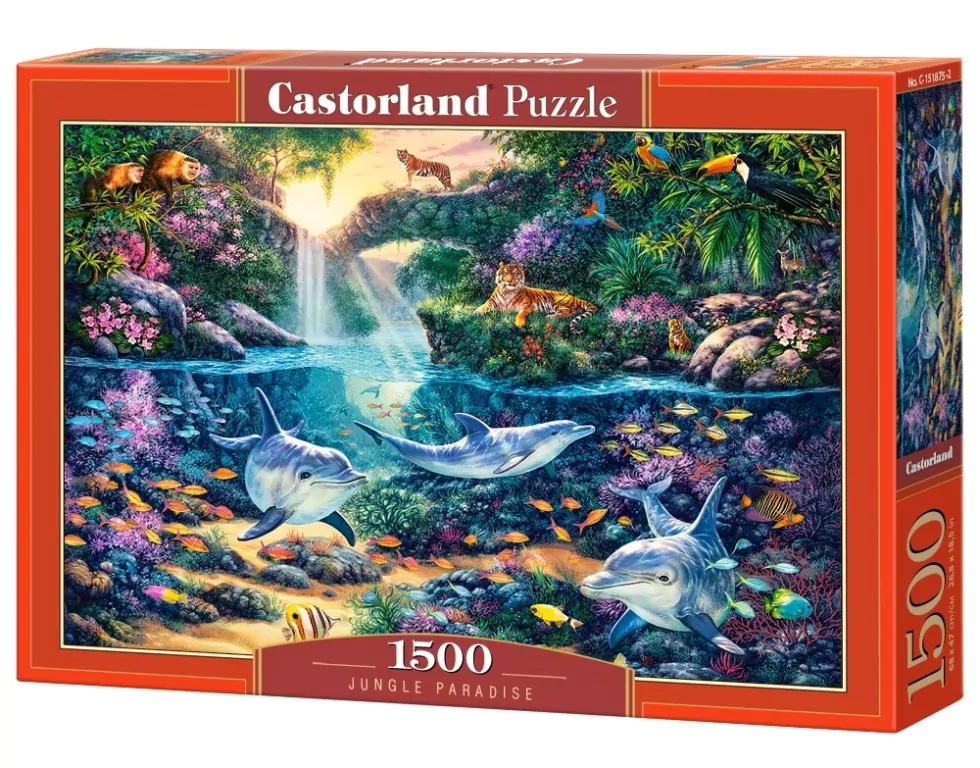 Puzzle 1500. Rajska Dżungla. 151875 - tantis.pl