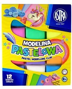 Modelina pastelowa. 12 kolorów - tantis.pl