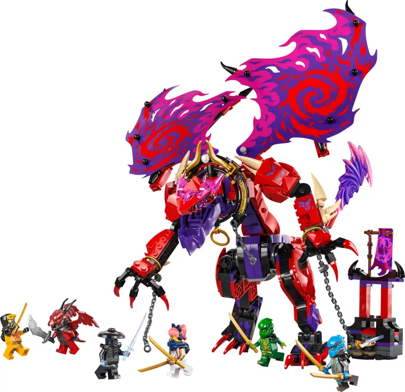 LEGO® Ninjago. Smok chaosu Kiełogrzmot. 71832 - tantis.pl