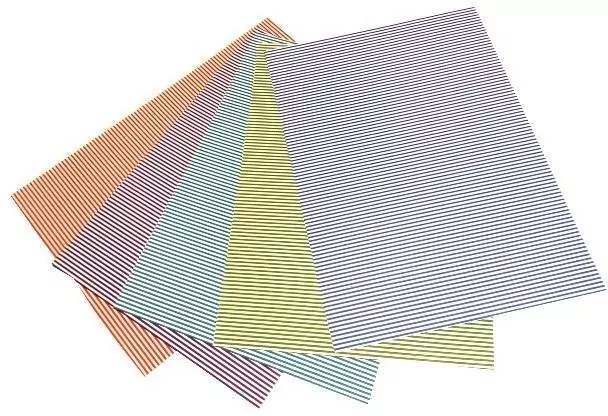 Karton obustronny paski 300g 24x34cm 5 ark MIX - tantis.pl