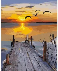 Malowanie po numerach - Artnico Zachód 40x50cm