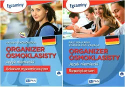 Pakiet: Organizer ósmoklasisty. Repetytorium + Arkusze egzaminacyjne. Język niemiecki