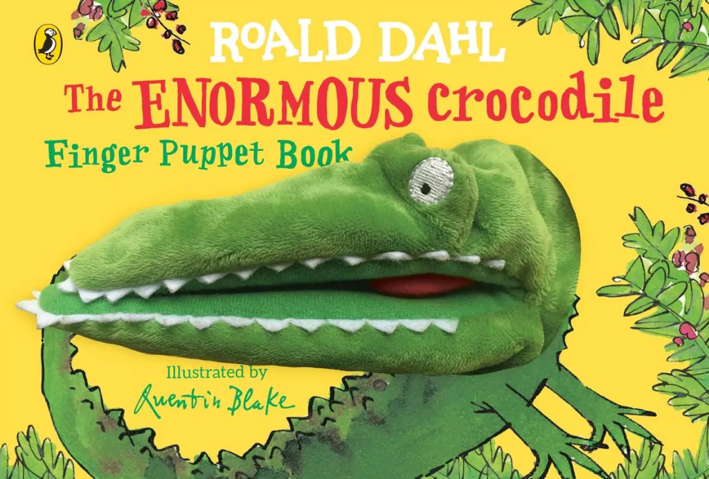 The Enormous Crocodile's Finger Puppet Book wer. angielska - tantis.pl