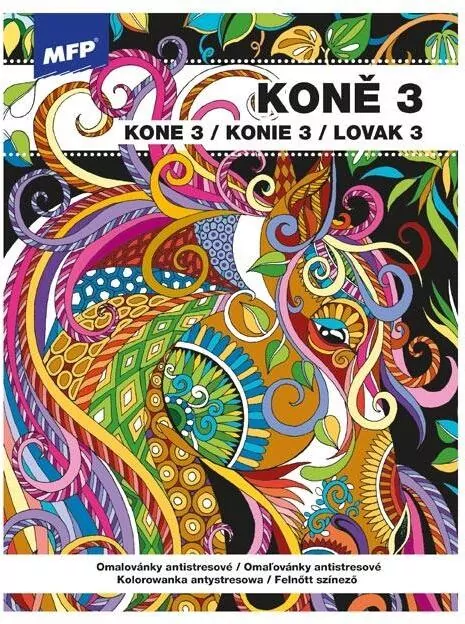 Kolorowanka antystresowa Konie 3 - tantis.pl