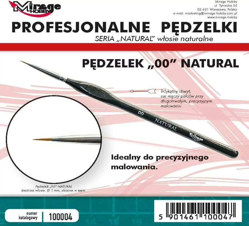 Pędzelek natural 0 - tantis.pl