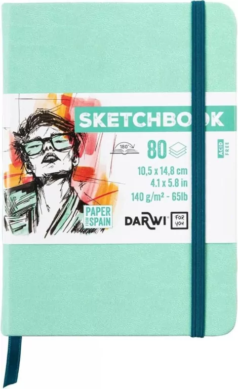 Szkicownik A6 140g miętowy - tantis.pl