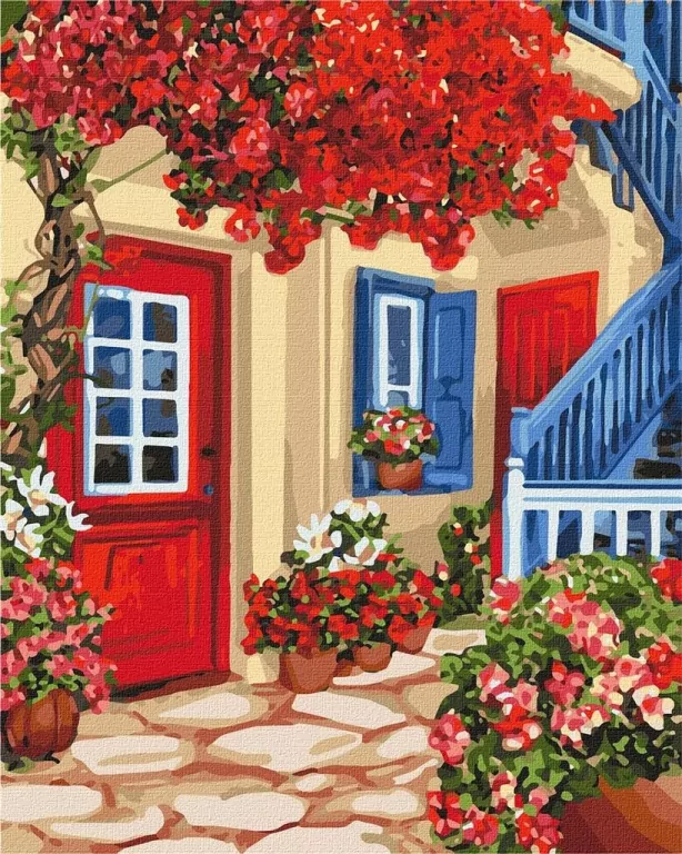 Malowanie po numerach - Spacerując.. 40x50cm - tantis.pl