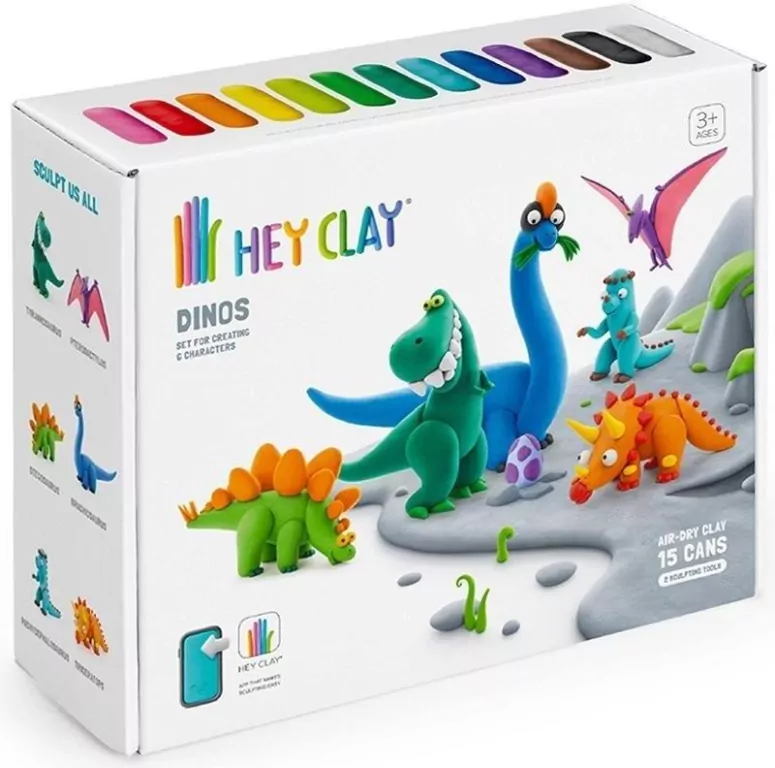Hey Clay. Zestaw Dinozaury - tantis.pl