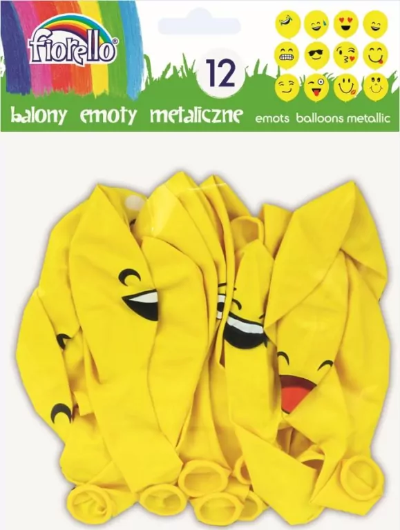 Balony. Emoty party, metaliczne. - tantis.pl