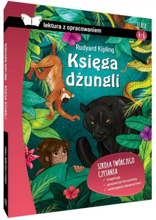 Księga dżungli. Lektura z opracowaniem - tantis.pl