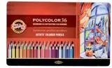 Kredki Polycolor 36 kolorów. Opakowanie metalowe - tantis.pl