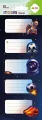 Naklejki na zeszyty Cosmo Ball 86x255 HAPPY COLOR - tantis.pl