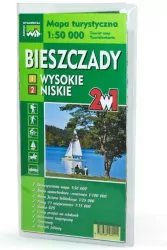 Bieszczady 2w1. Mapa turystyczna 1:50 000