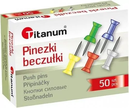 Pinezki beczulki 50szt.karton (80610) - tantis.pl