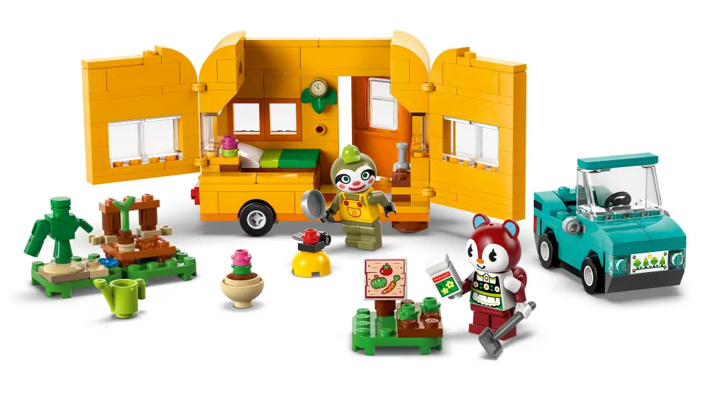 LEGO® Animal Crossing. Leif i jego karawan oraz sklep ogrodniczy 77054 - tantis.pl