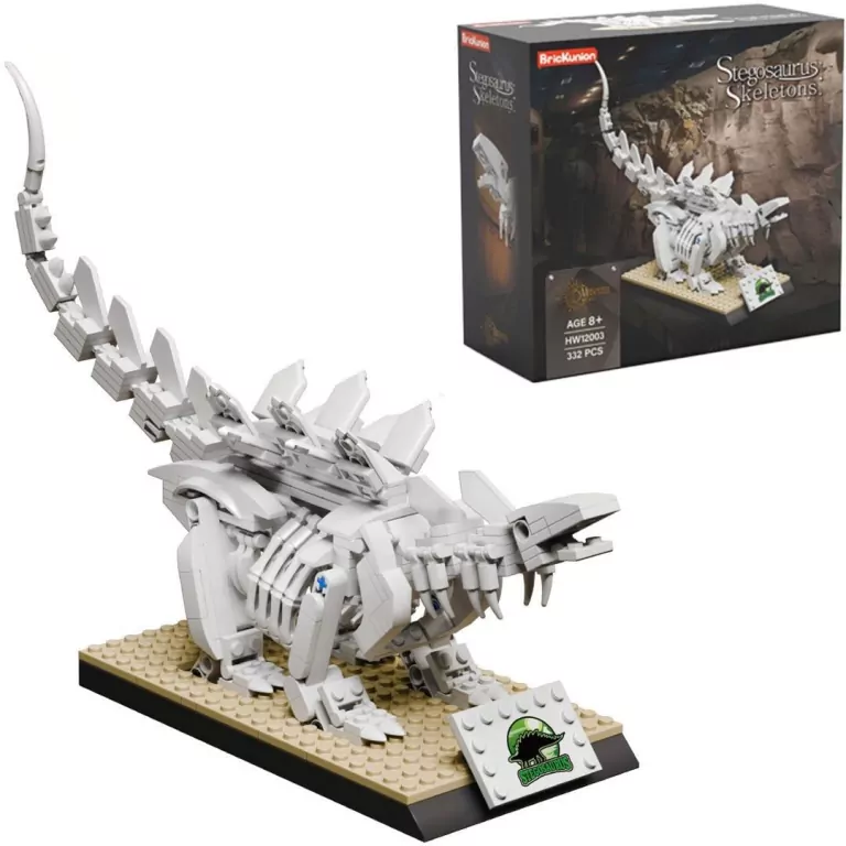 Klocki szkielet dinozaur stegozaur 332el - tantis.pl