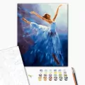 Malowanie po numerach BRUSHME 40x50cm Baletnica w powietrzu - tantis.pl