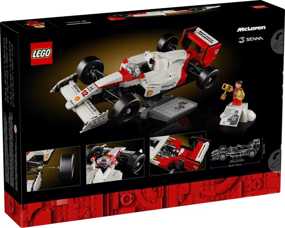 LEGO® Icons. McLaren MP4/4 i Ayrton Senna 10330 - tantis.pl